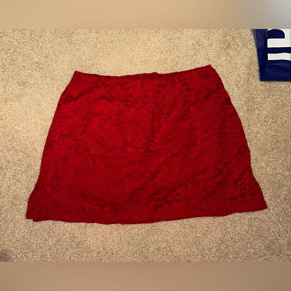 Princess Polly Red Mini Skirt